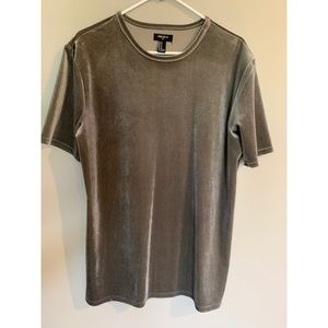 Forever 21 men’s shirt sleeve silver shirt